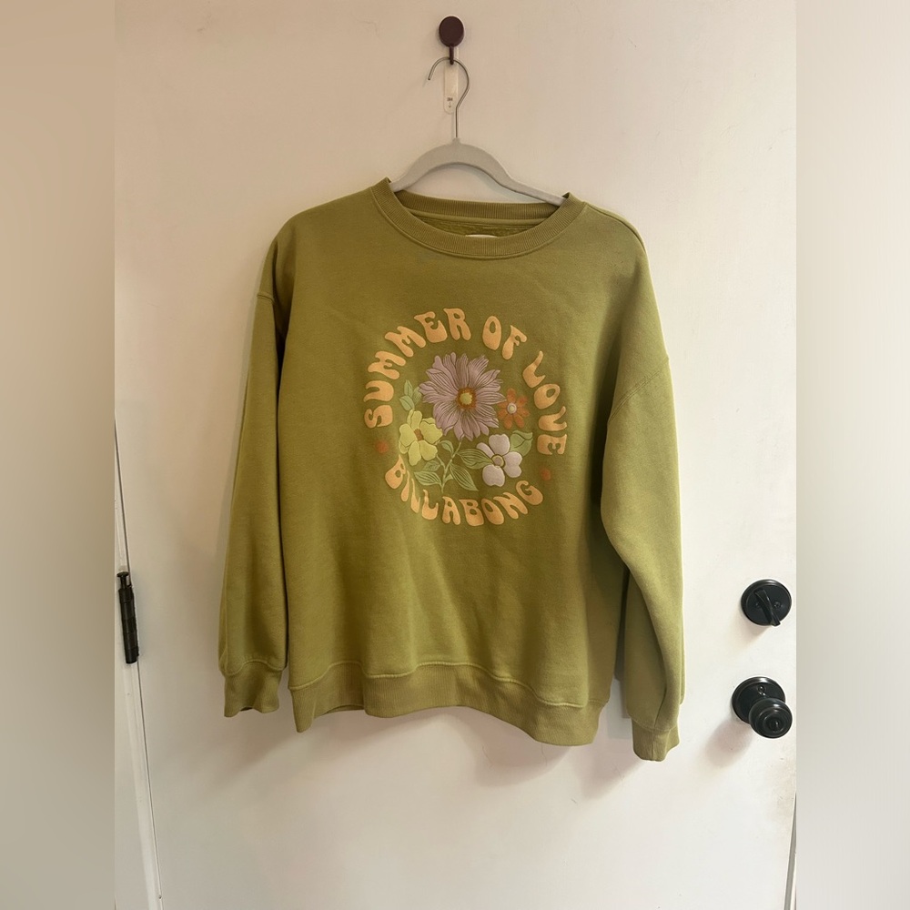 Billabong crew sweatshirt size L